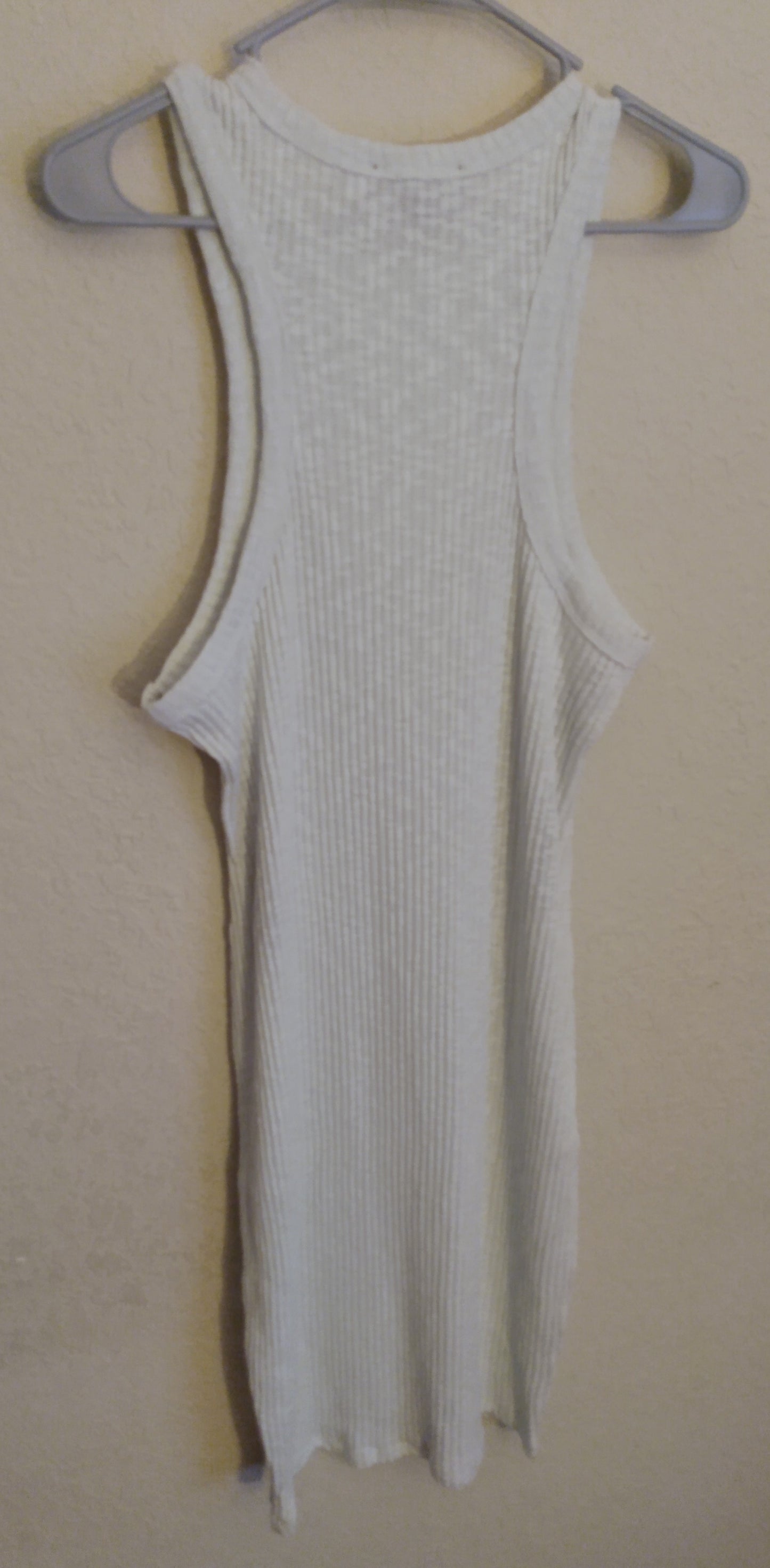 Sleeveless Light Green Knit Dress