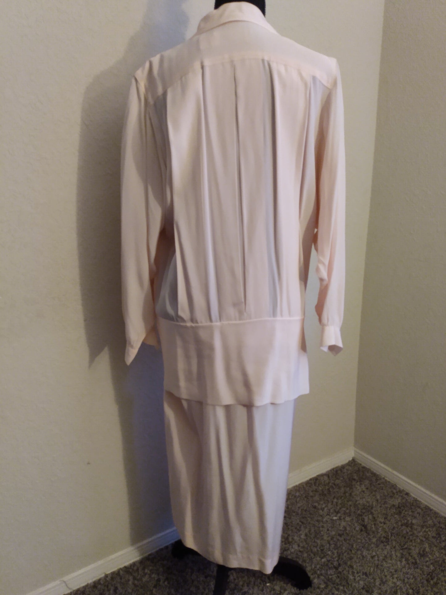 Pink Wrap Around Tie Closure Dress
