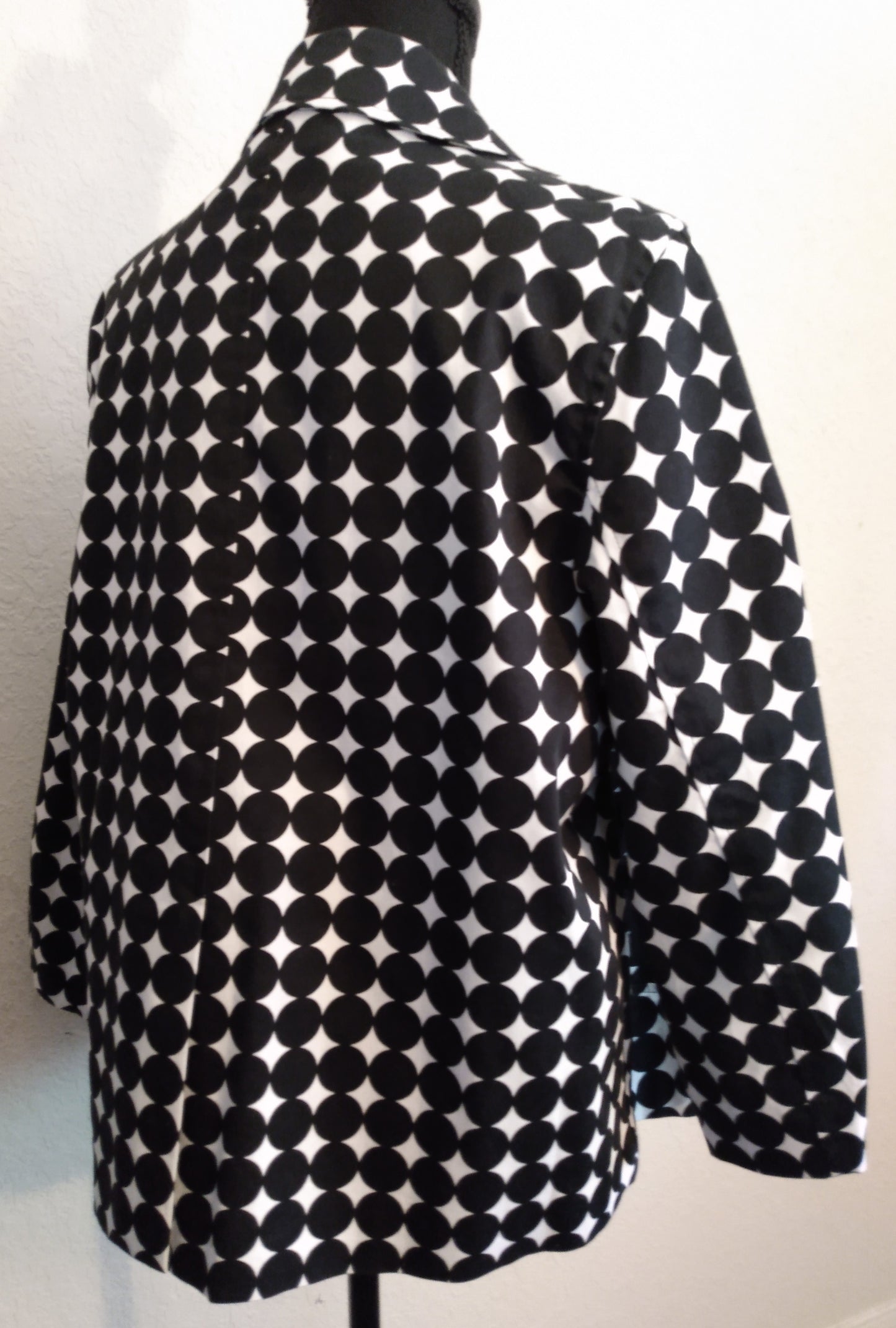 Black and White Dotted Jacket