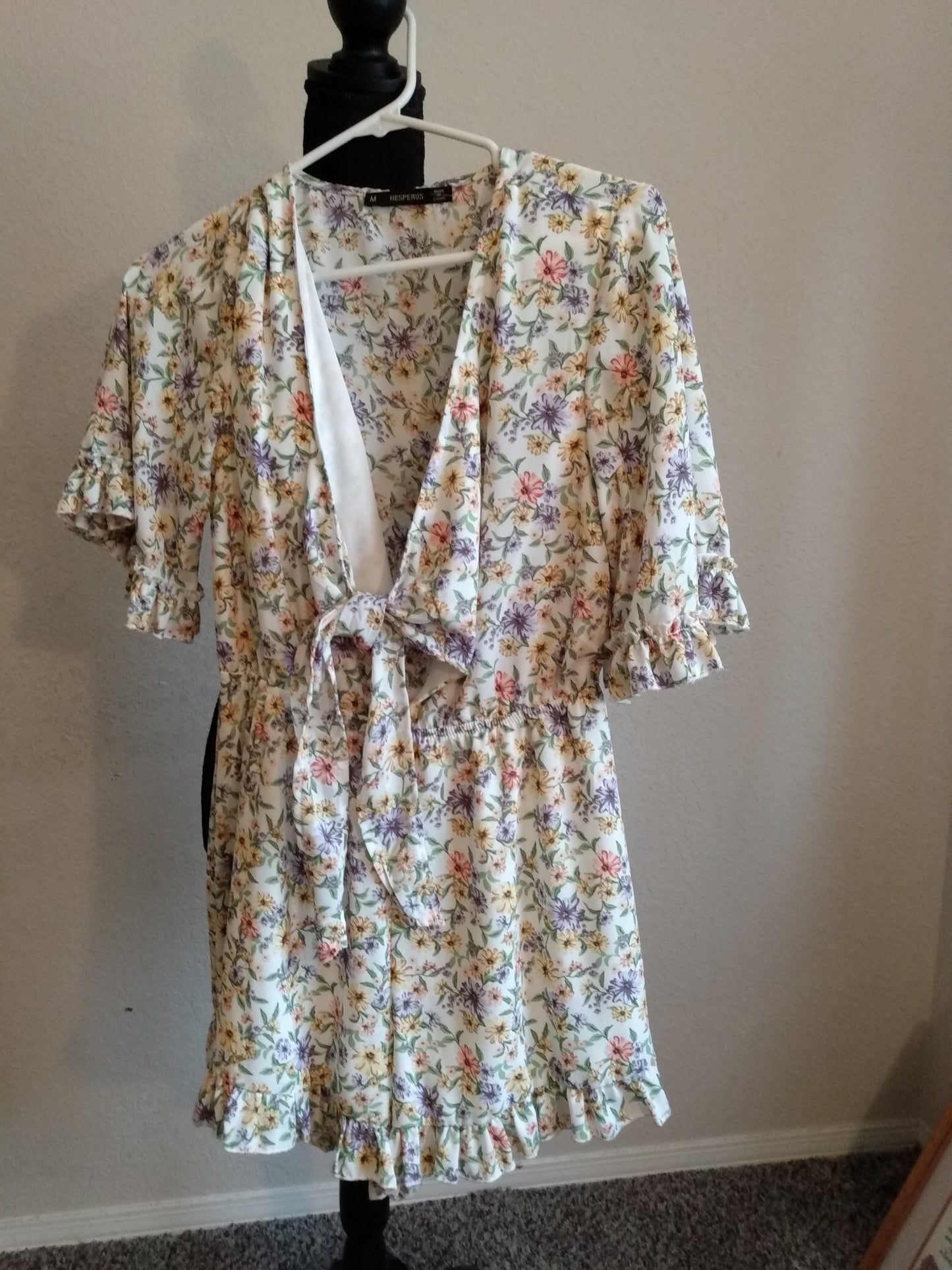 Short sleeve Floral Romper