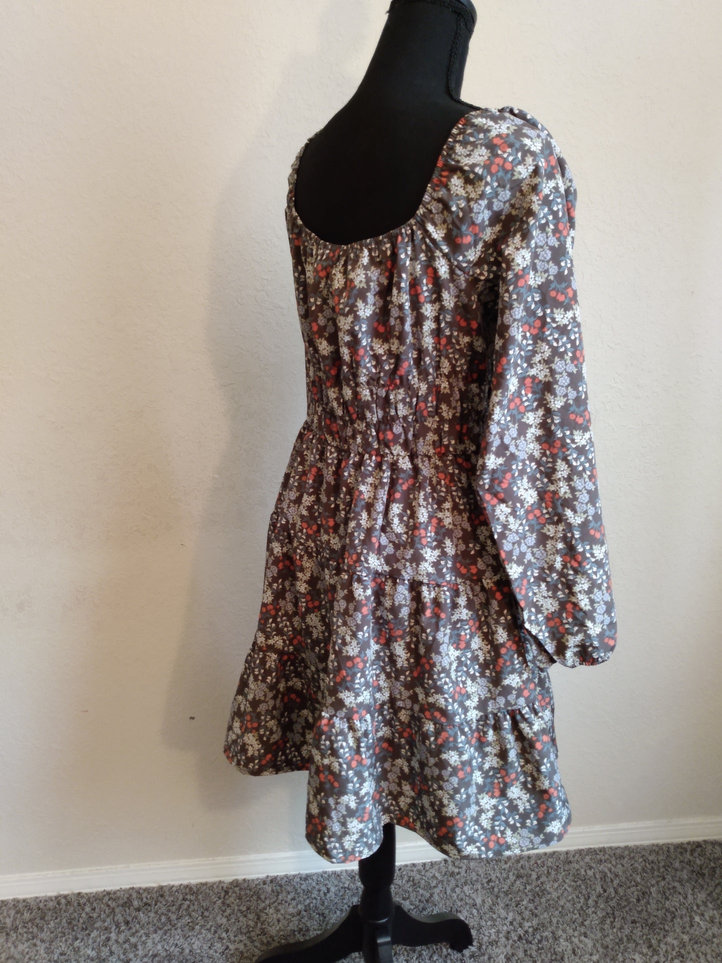 Long Sleeve Floral Dress