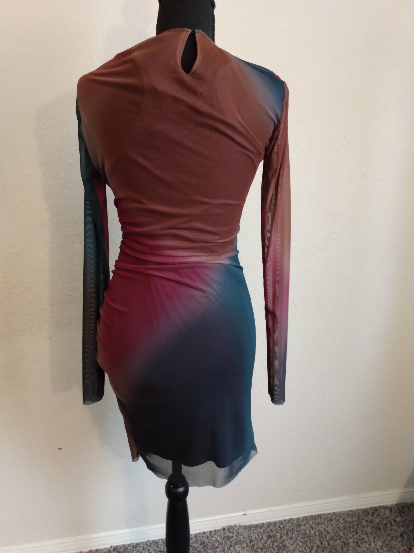 Long Sleeve Slinky Dress