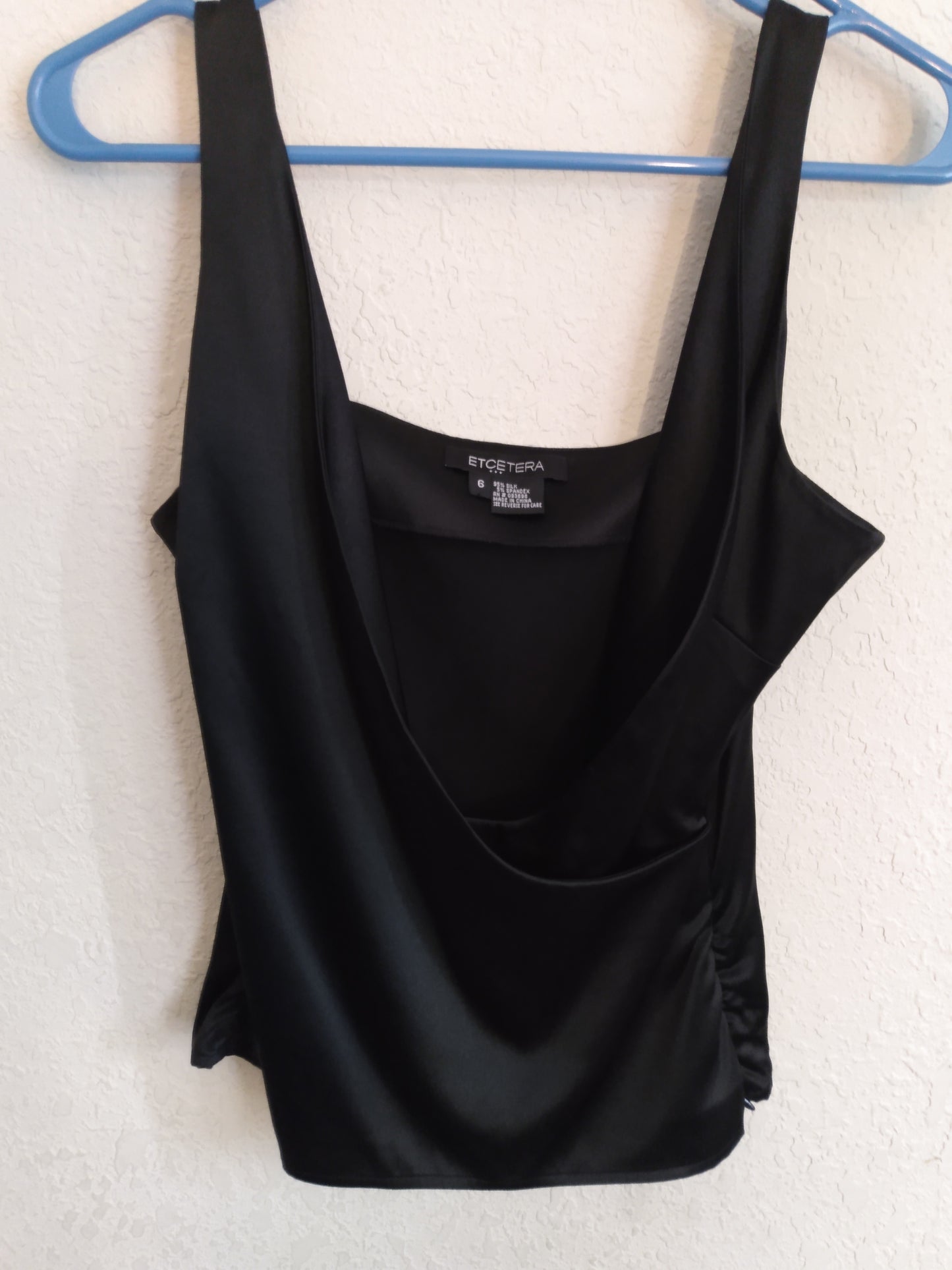 Black Silk Camisole