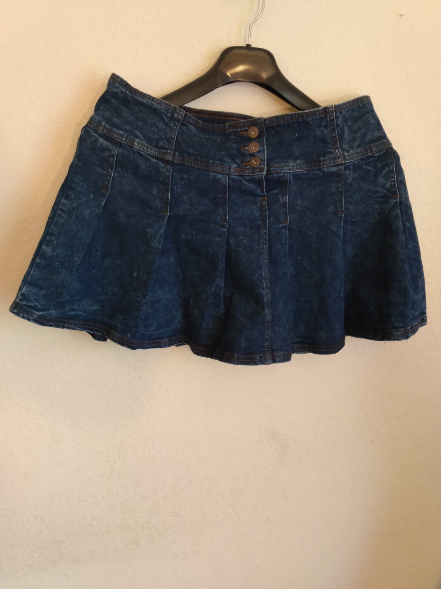 Stonewashed Denim Skirt