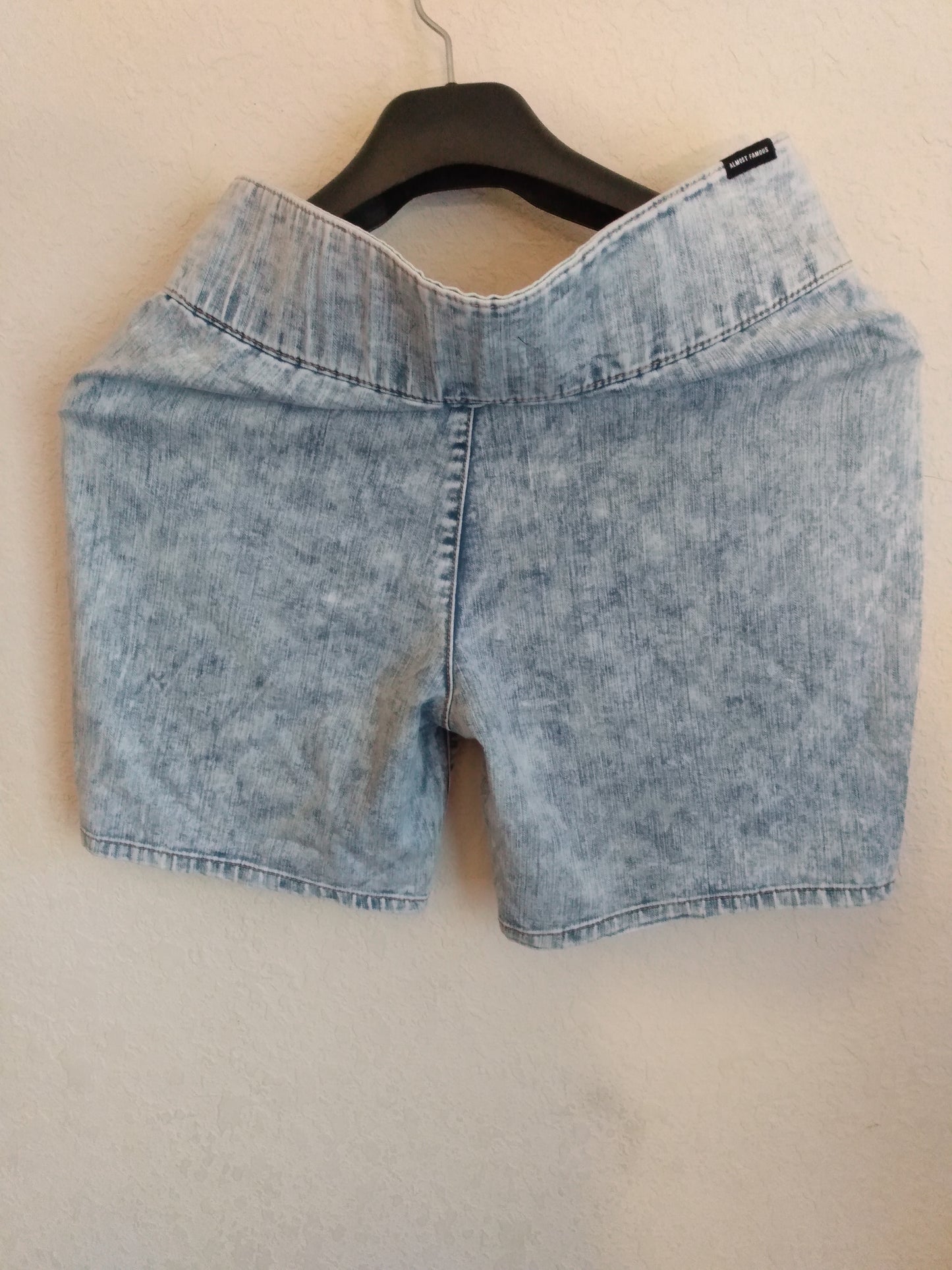 Denim Hise Rise Biker Shorts