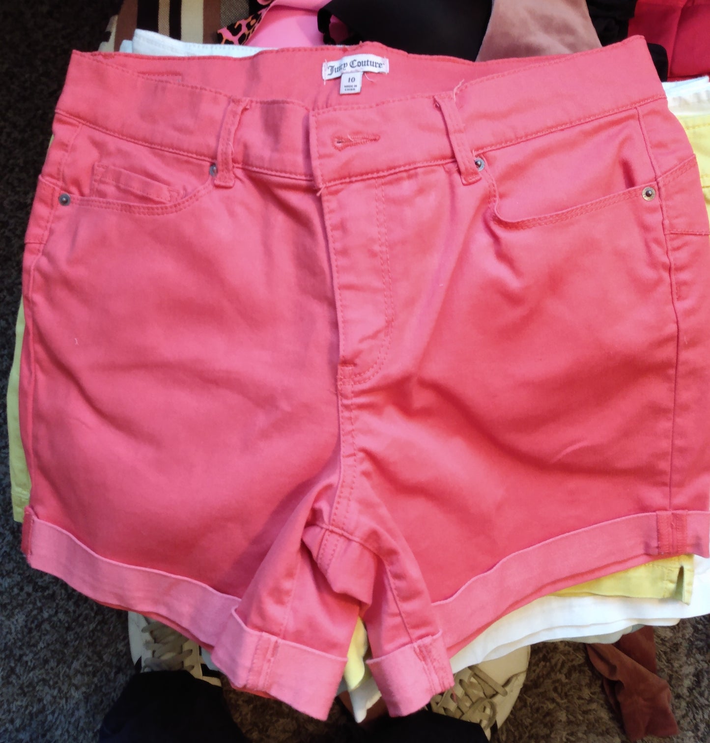 Hot Pink Cotton Shorts