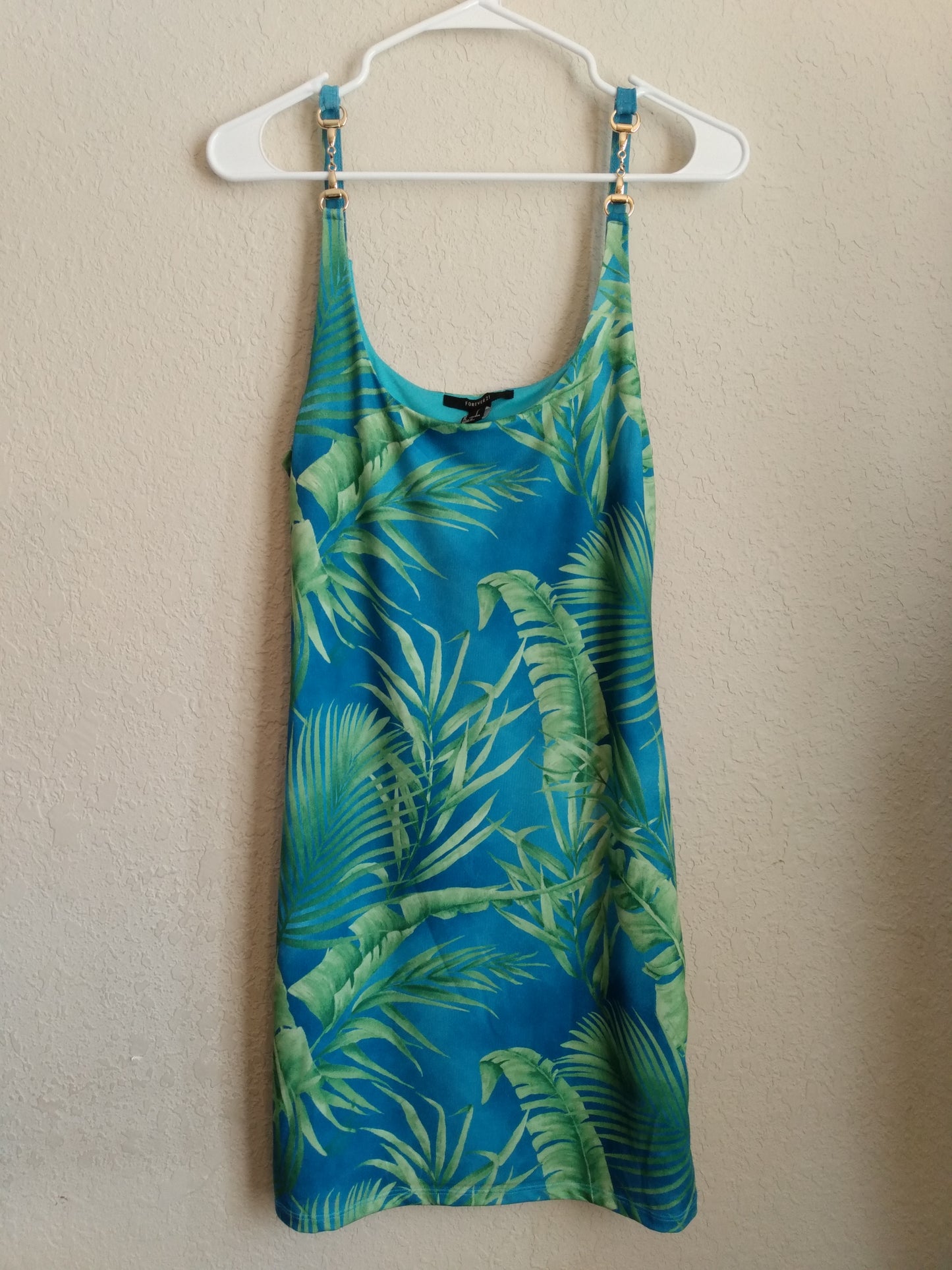 Blue and Green Sun Dress