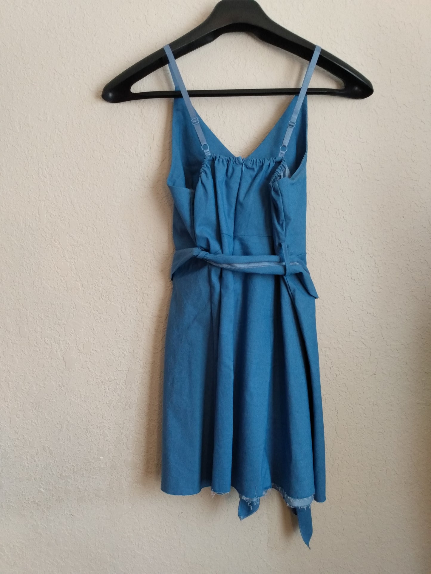 Sleeveless Denim Short Dress