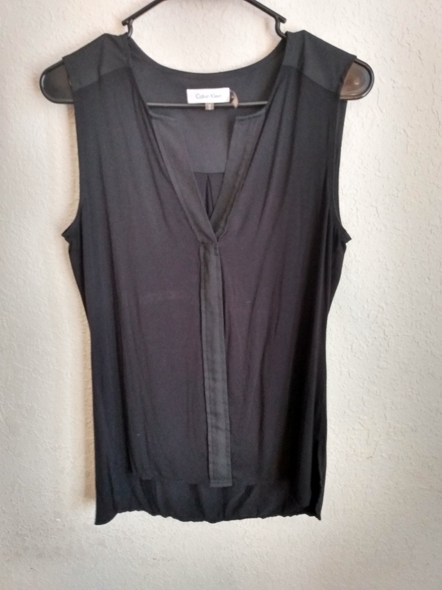 Sleeveless Black Summer Top