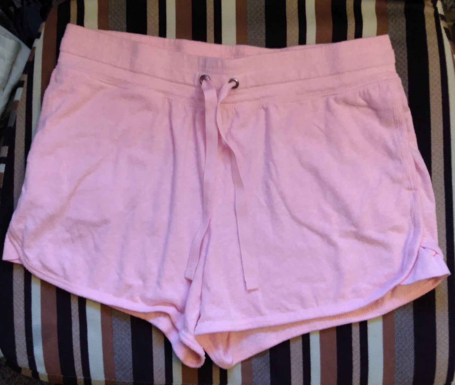 Pink Terry Cloth Shorts