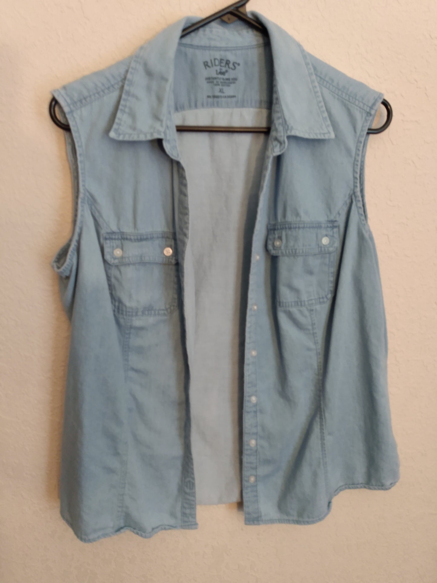 Sleeveless Denim Jacket