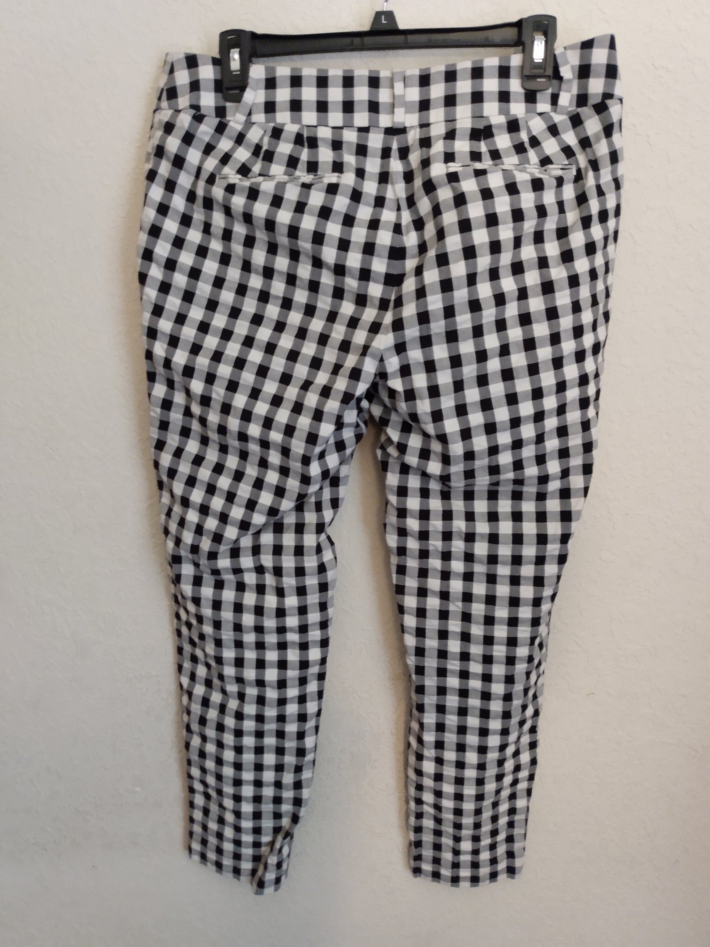 Black Checkered Pants