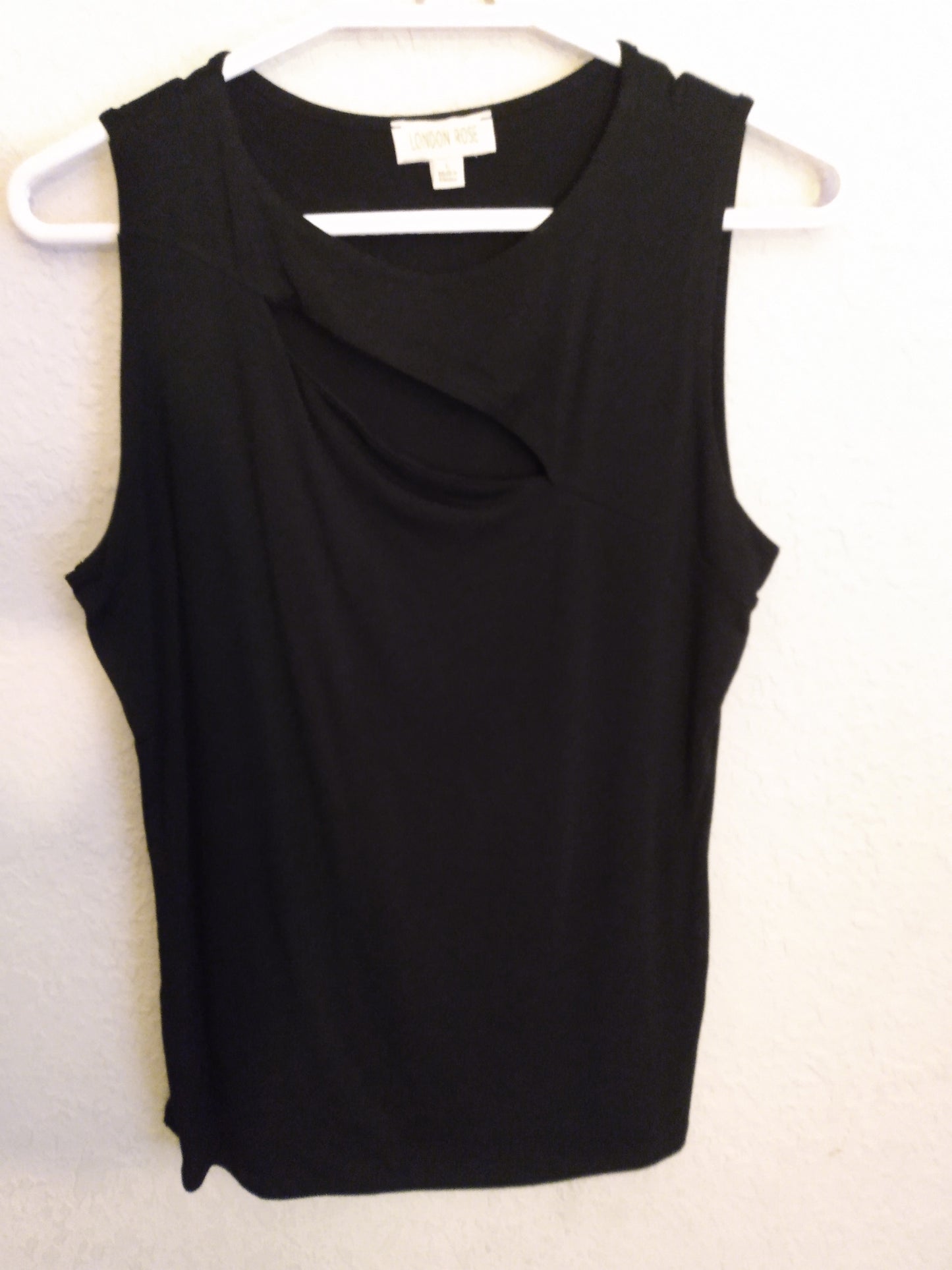 Sleeveless Black Top