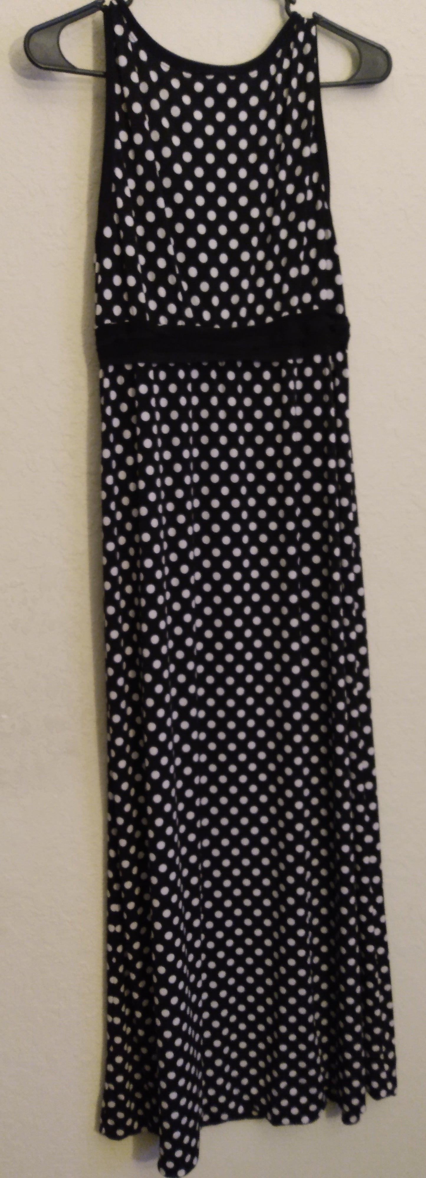 Sleeveless Polka Dot Dress