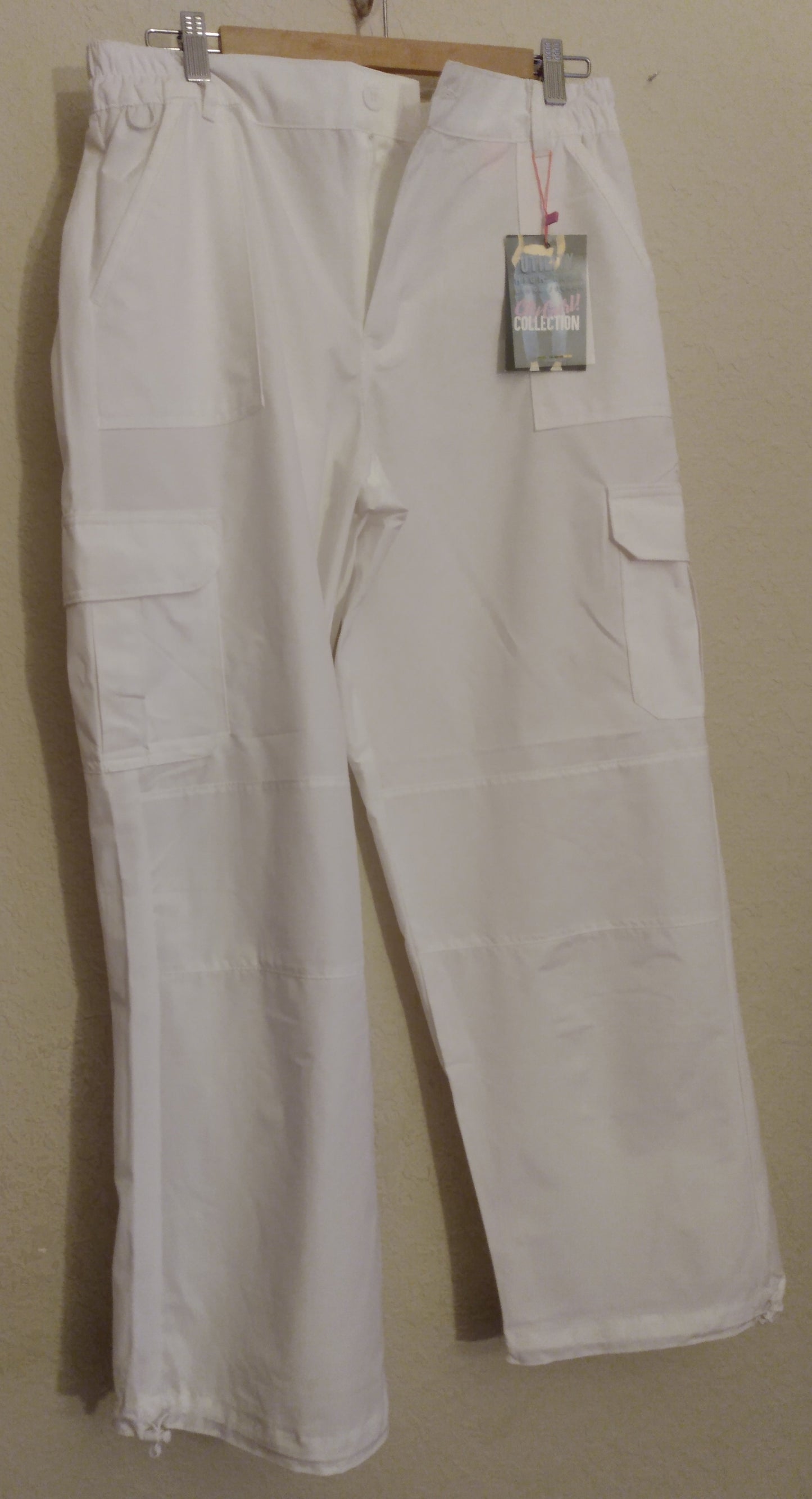 White Cargo Pants