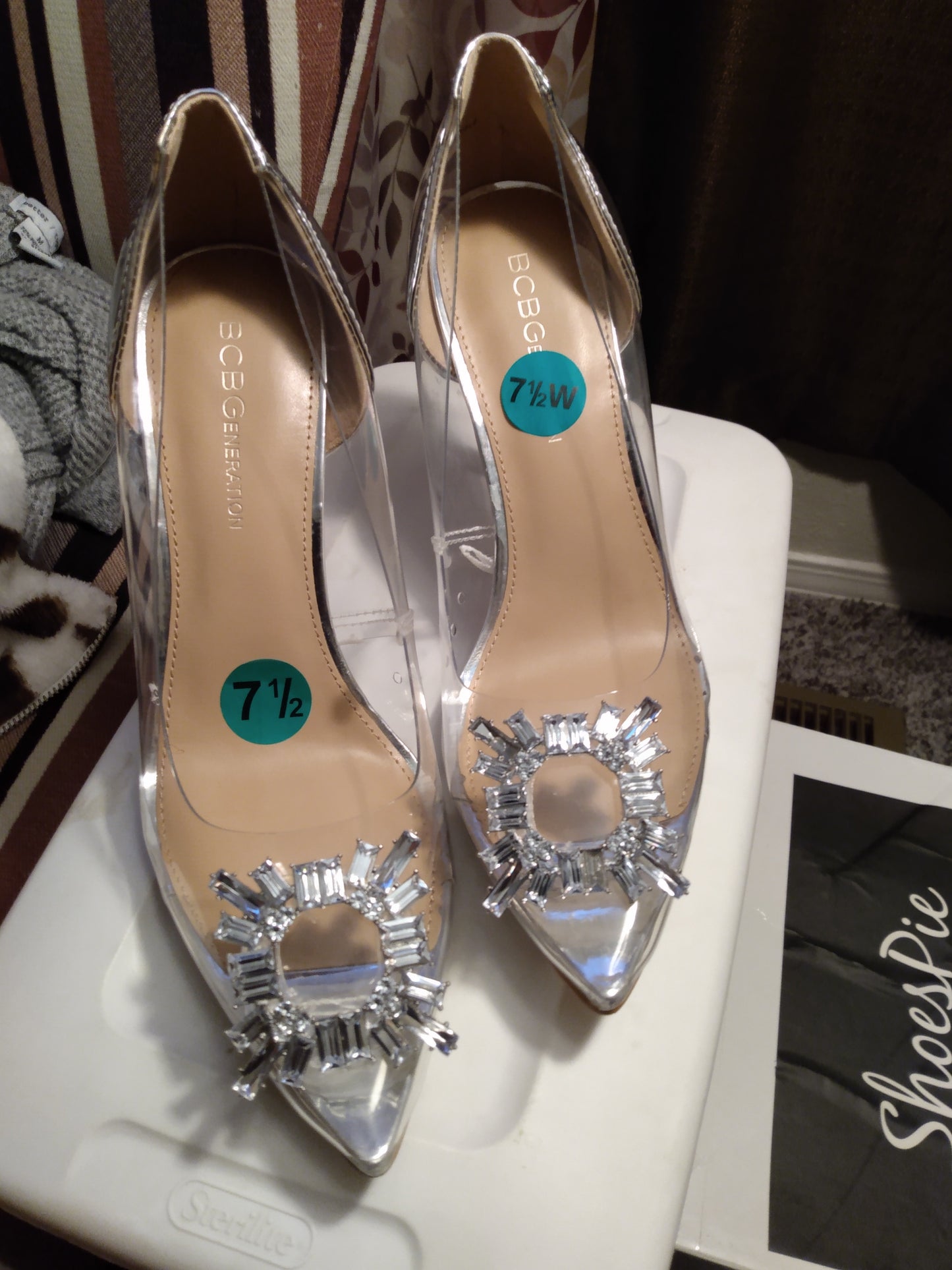 Crystal Box Clear Pumps