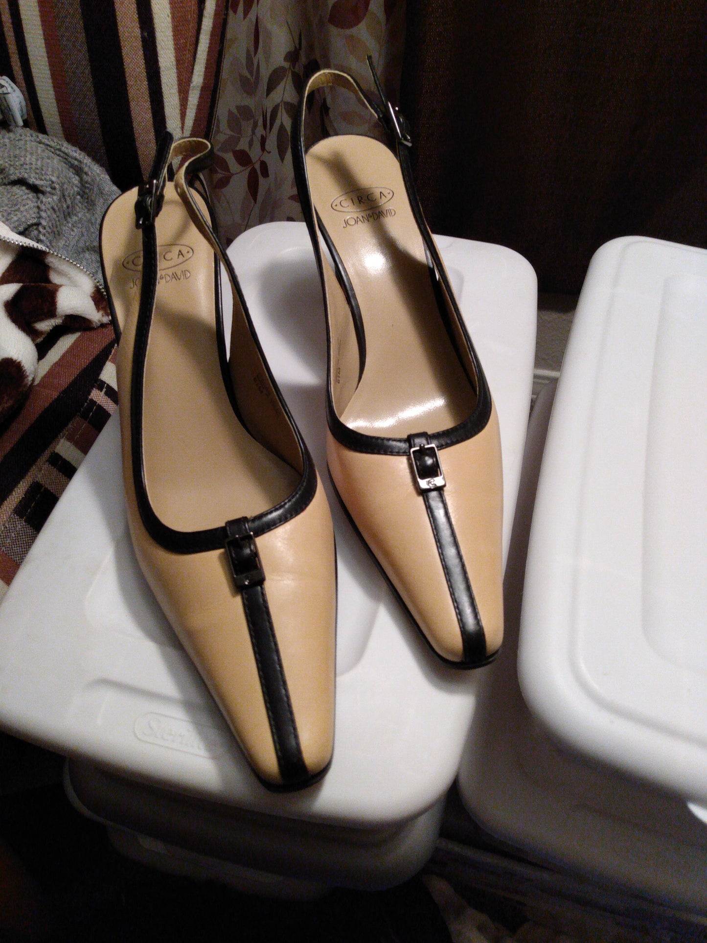 Leather Slingback Pumps – Kat's Closet