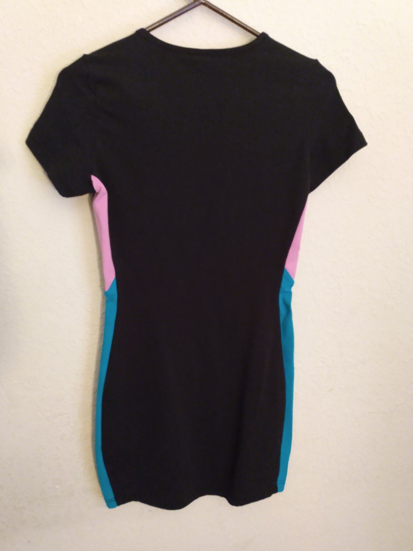 Short Sleeved Black Puma Tennis Dress