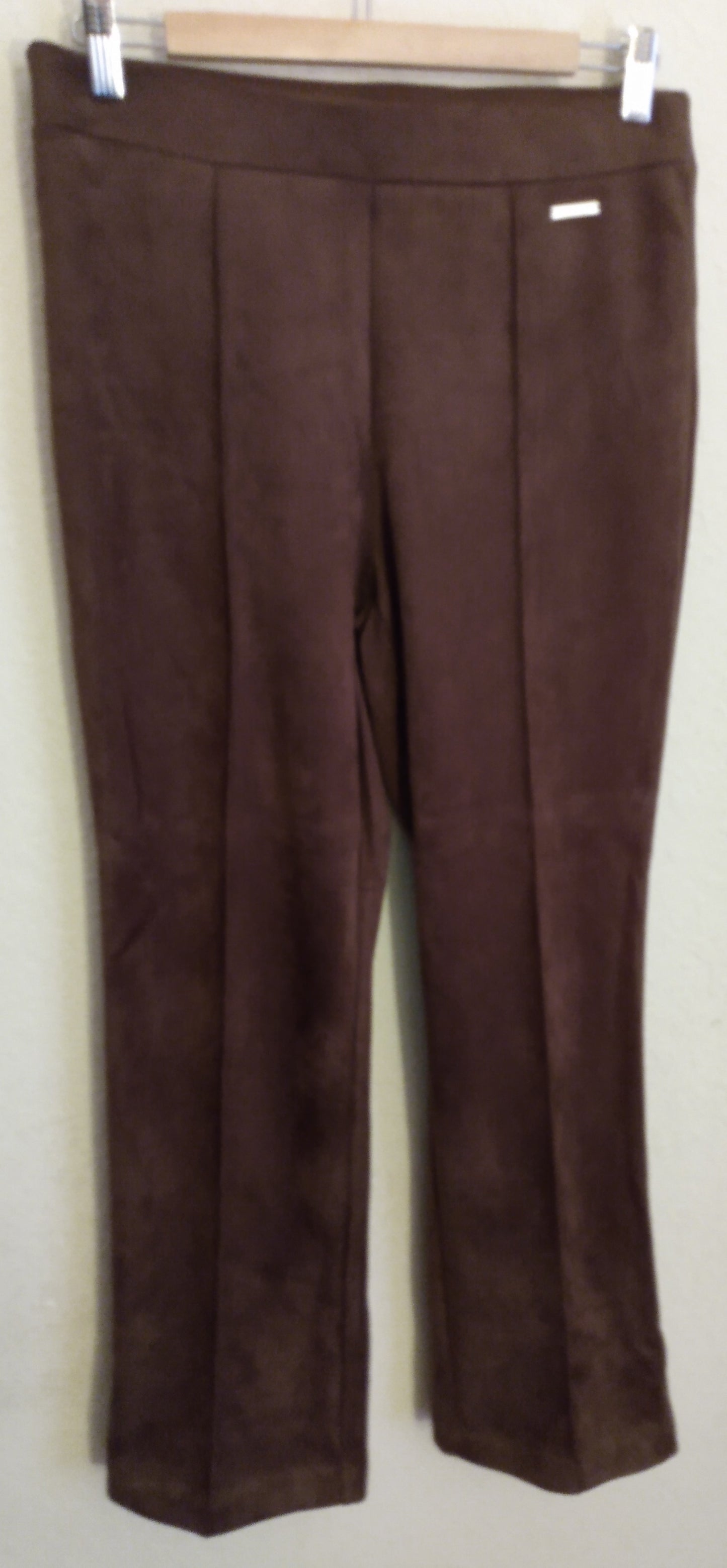 Brown Suede Look Pants