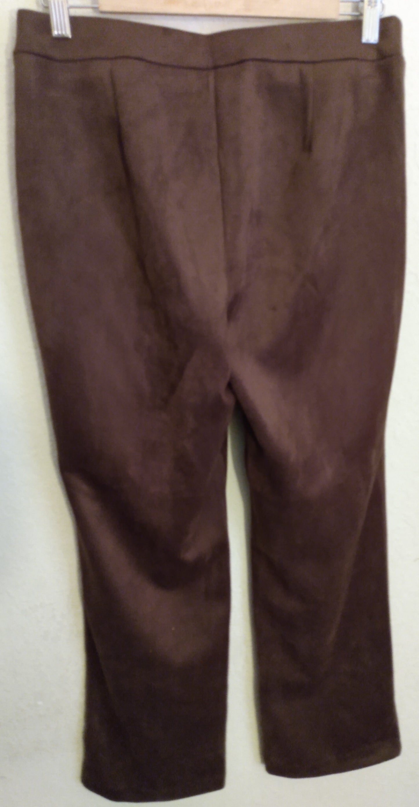 Brown Suede Look Pants