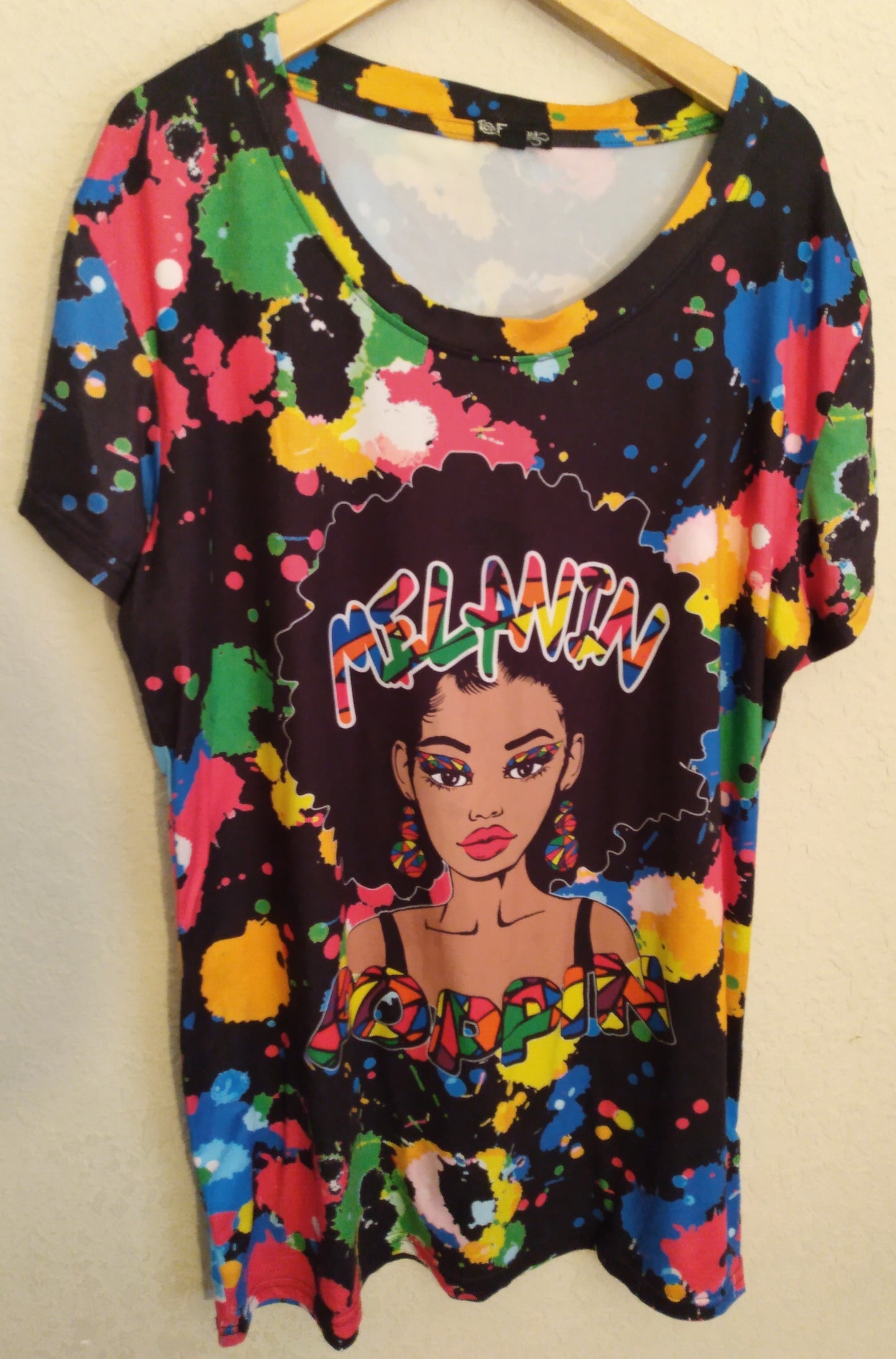 Melanin Poppin T shirt