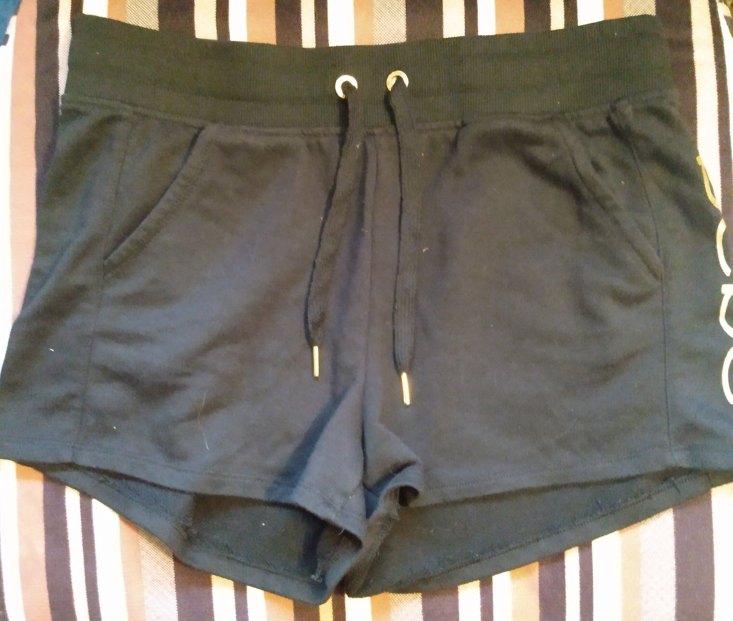 Black Drawstring Shorts