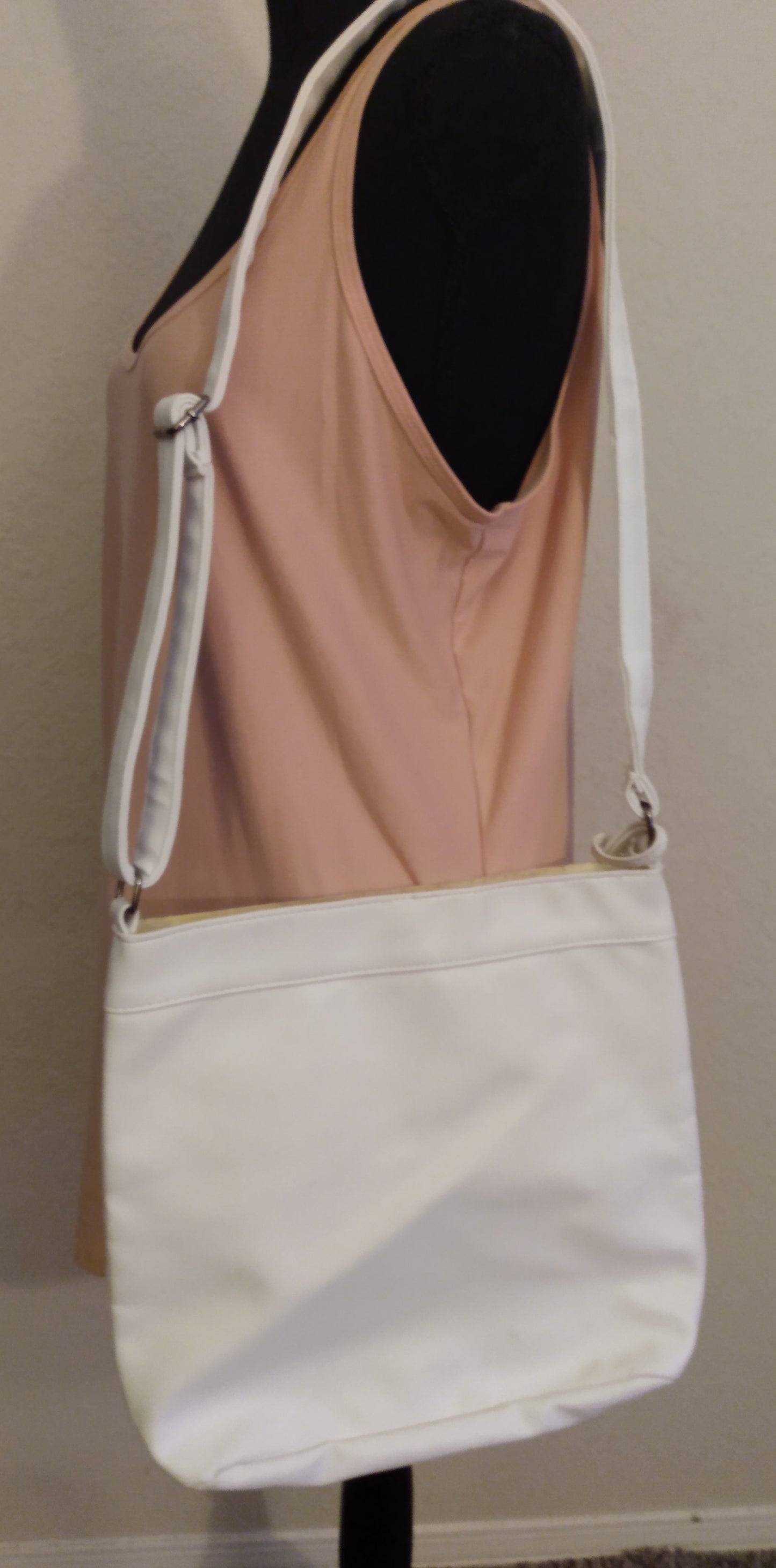 White Leather Purse