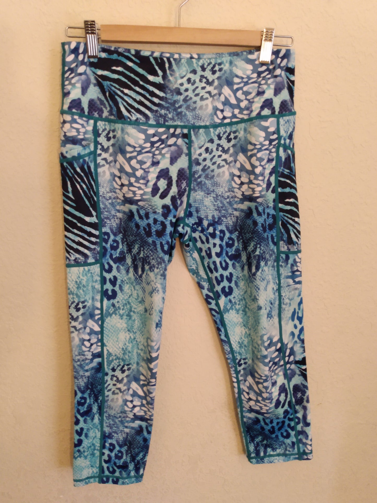 Blue Print Leggings