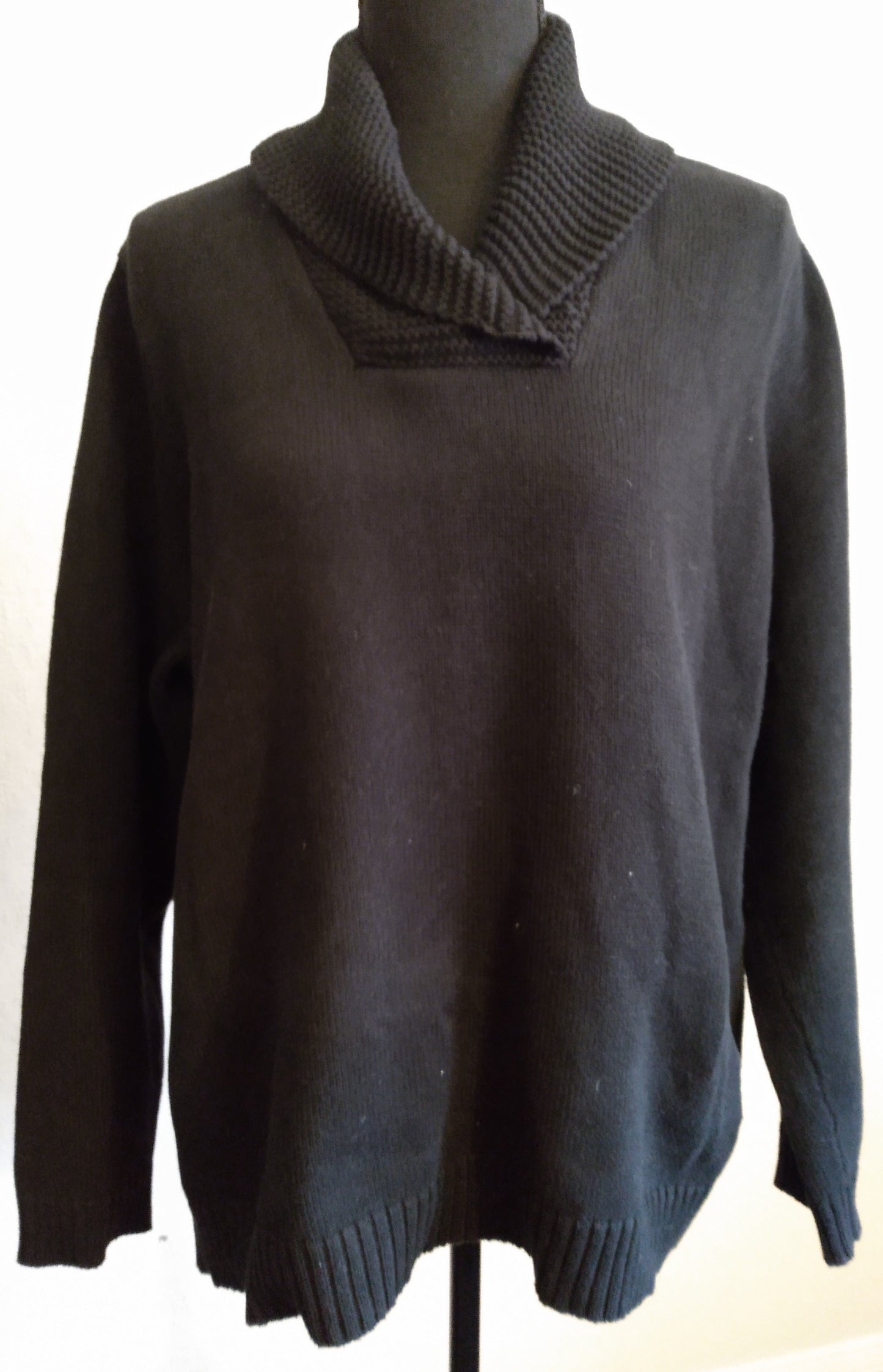 Black V Neck Sweater