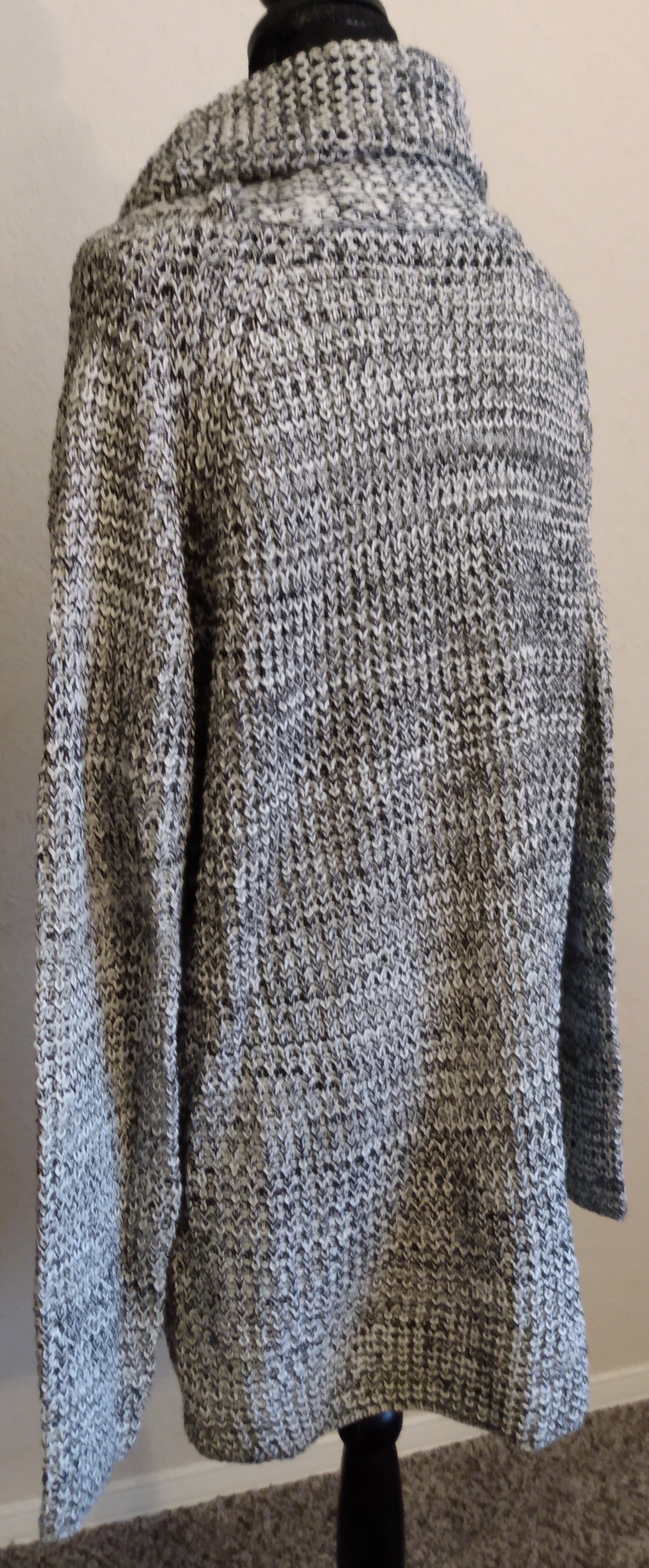 Gray Turtleneck Sweater