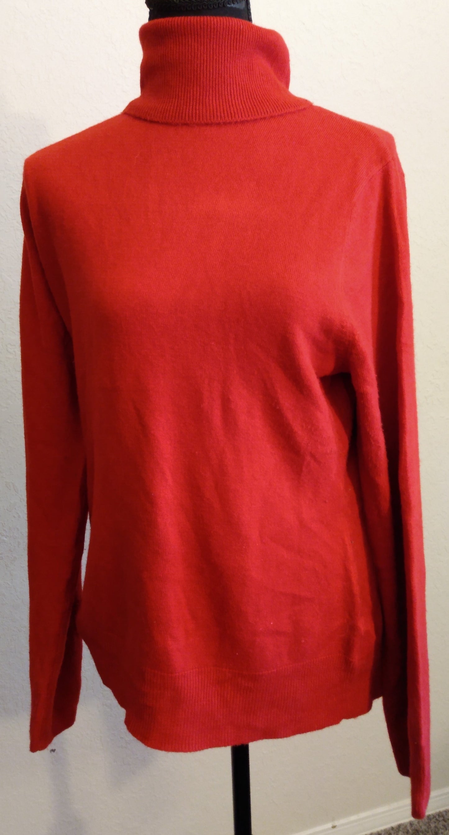 Red Turtleneck Sweater