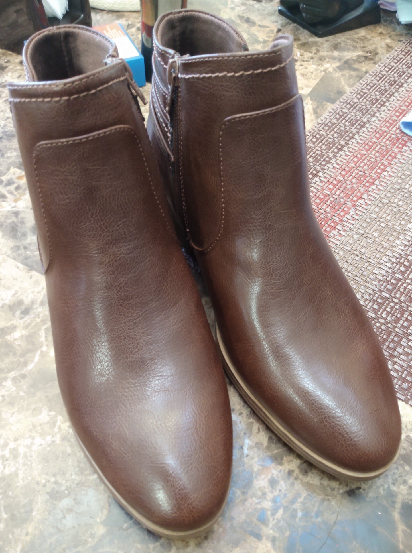 Brown Leather Boots