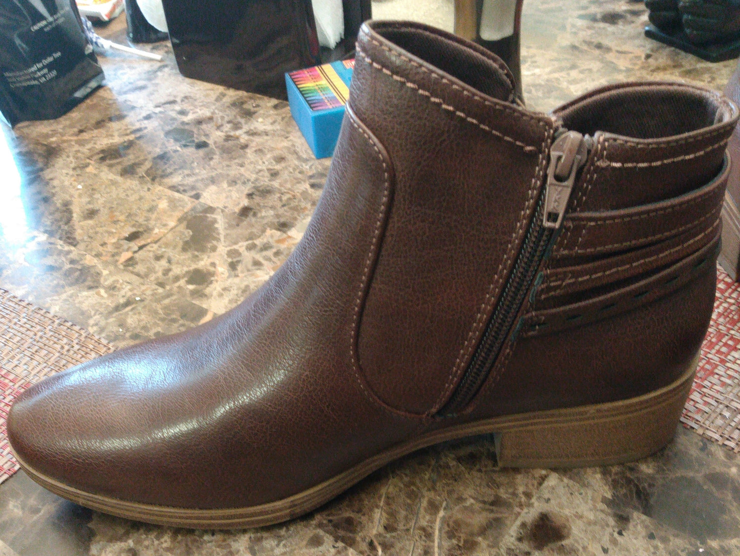 Brown Leather Boots